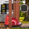 Red Plastic 12V 360° Kids Ride-On Bumper Car with Remote Control